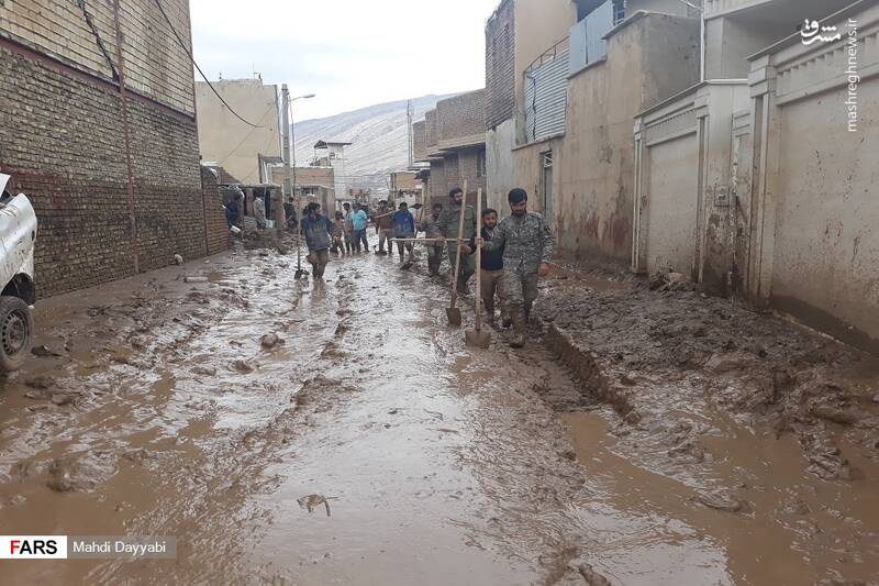 گزارش تصويري از سيل ويرانگر پل دختر