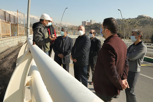 بازدید میدانی معاون فنی و عمرانی شهرداری تهران از پروژه های عمرانی منطقه ۲