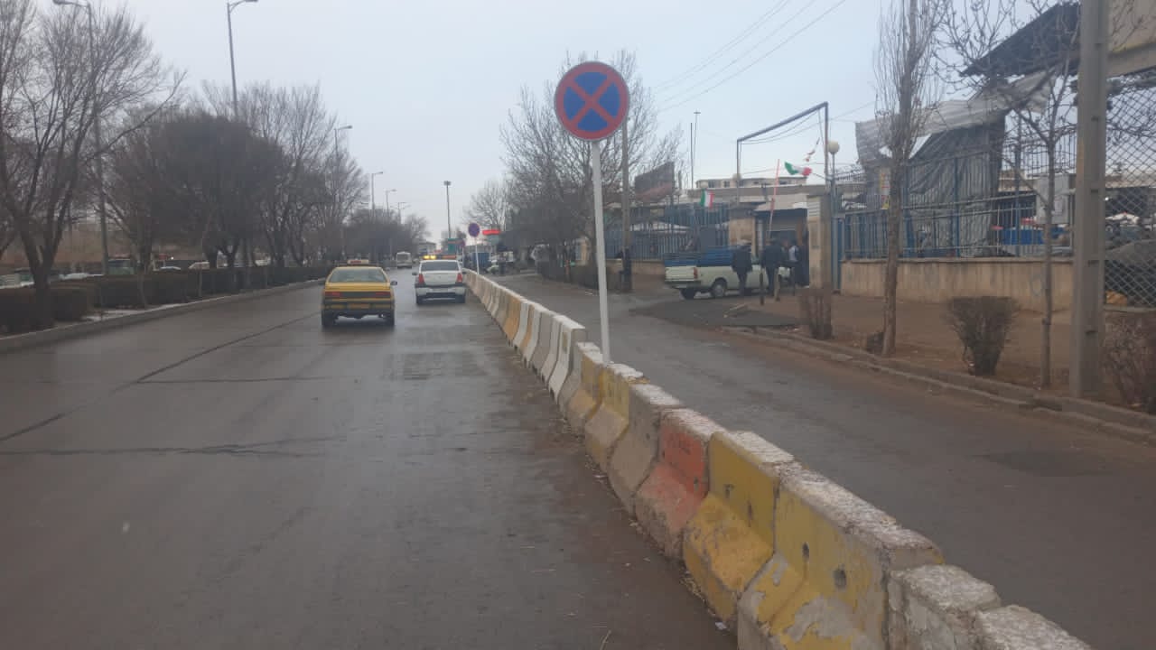 ترافیک ورودی میدان میوه و تره‌بار قزوین ساماندهی شد