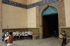 اجرای رقص آئینی چوب‌بازی در نوروزگاه قزوین